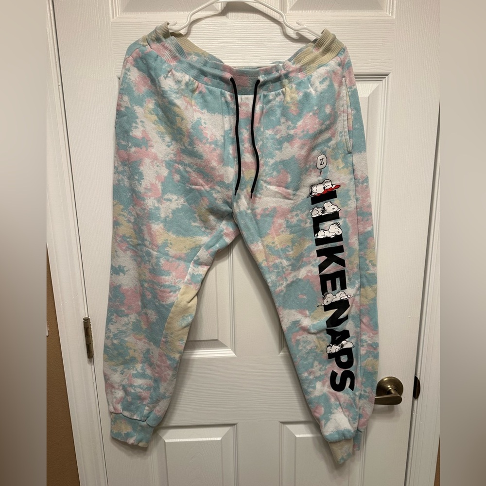 Peanuts “Tie Dye” Snoopy Sweatpants 💞
